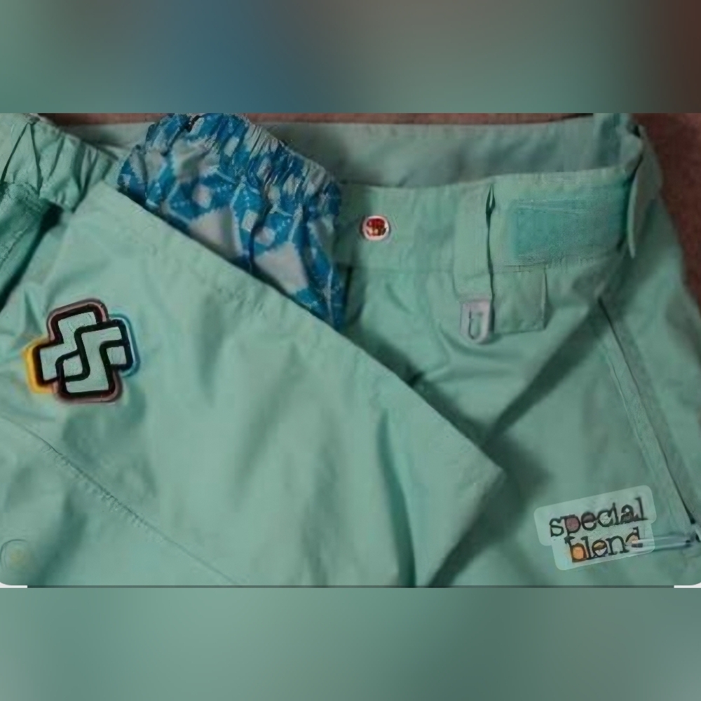 Special Blend 10K Calyx Aqua Snowboard Ski Snow Pants Waterproof Women Size Med